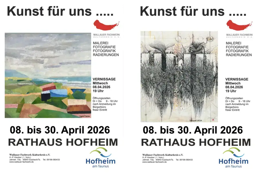 Mehr über den Artikel erfahren Von Malerei bis Fotografie: Neue Kunstausstellung im Hofheimer Rathaus